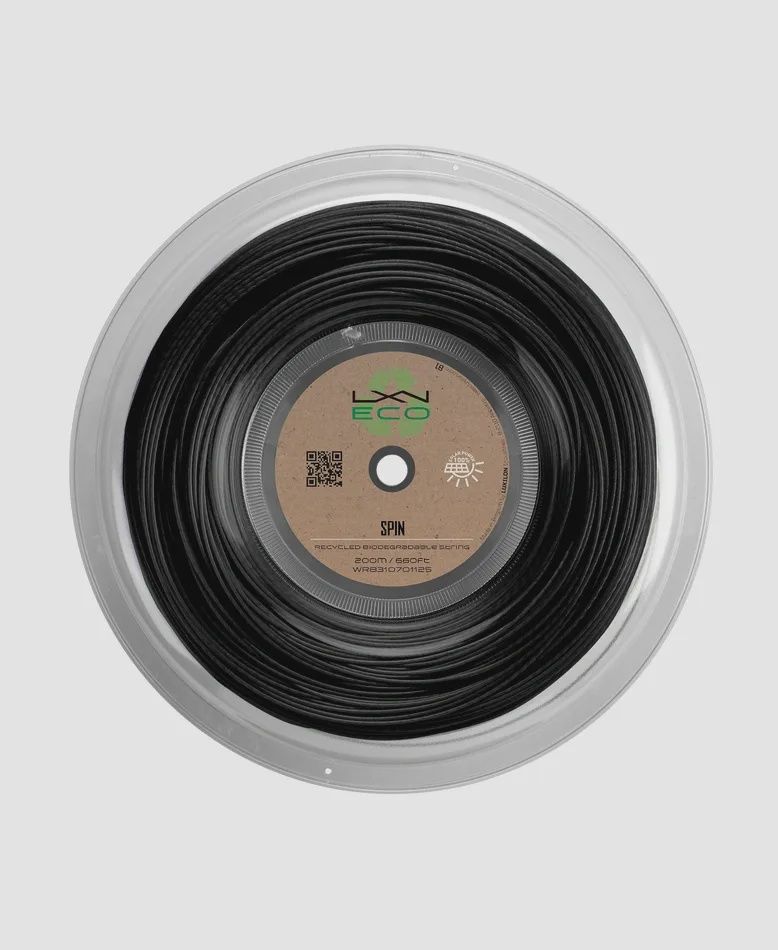 Luxilon Eco Spin Tennis String Reel - Black