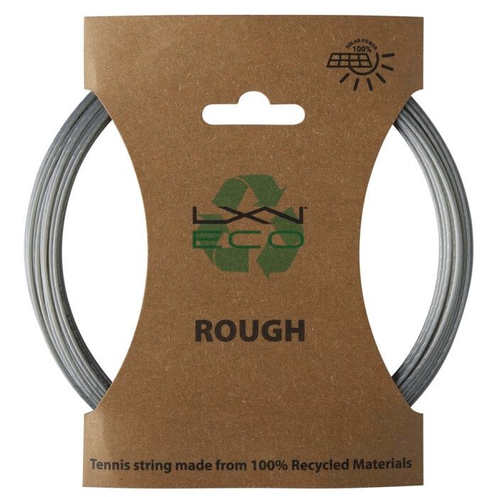 Luxilon Eco Rough Tennis String Set - Silver