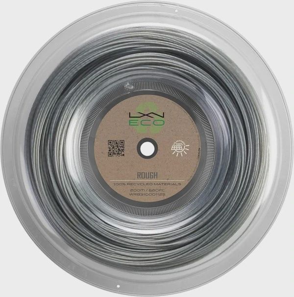 Luxilon Eco Rough Tennis String Reel 200m - Silver