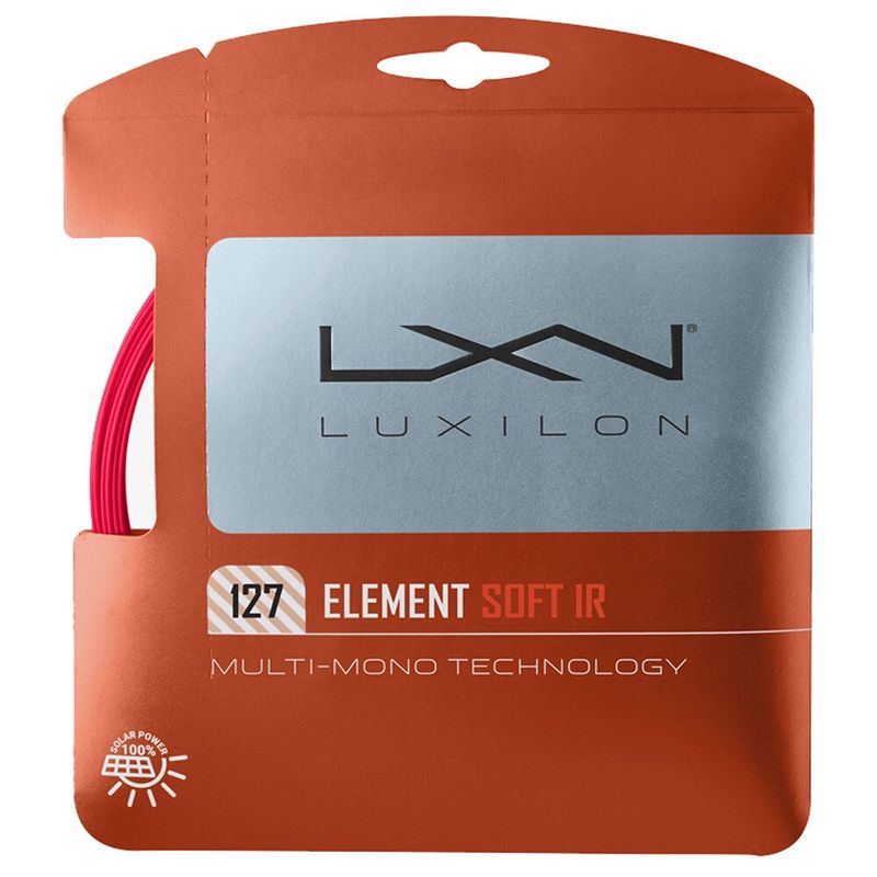 Luxilon Element Soft 127 Tennis String Set Infrared