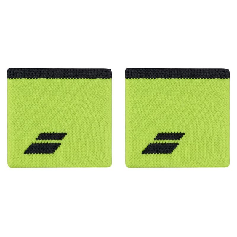 Babolat Logo Wristbands Pair - Aero/Grey