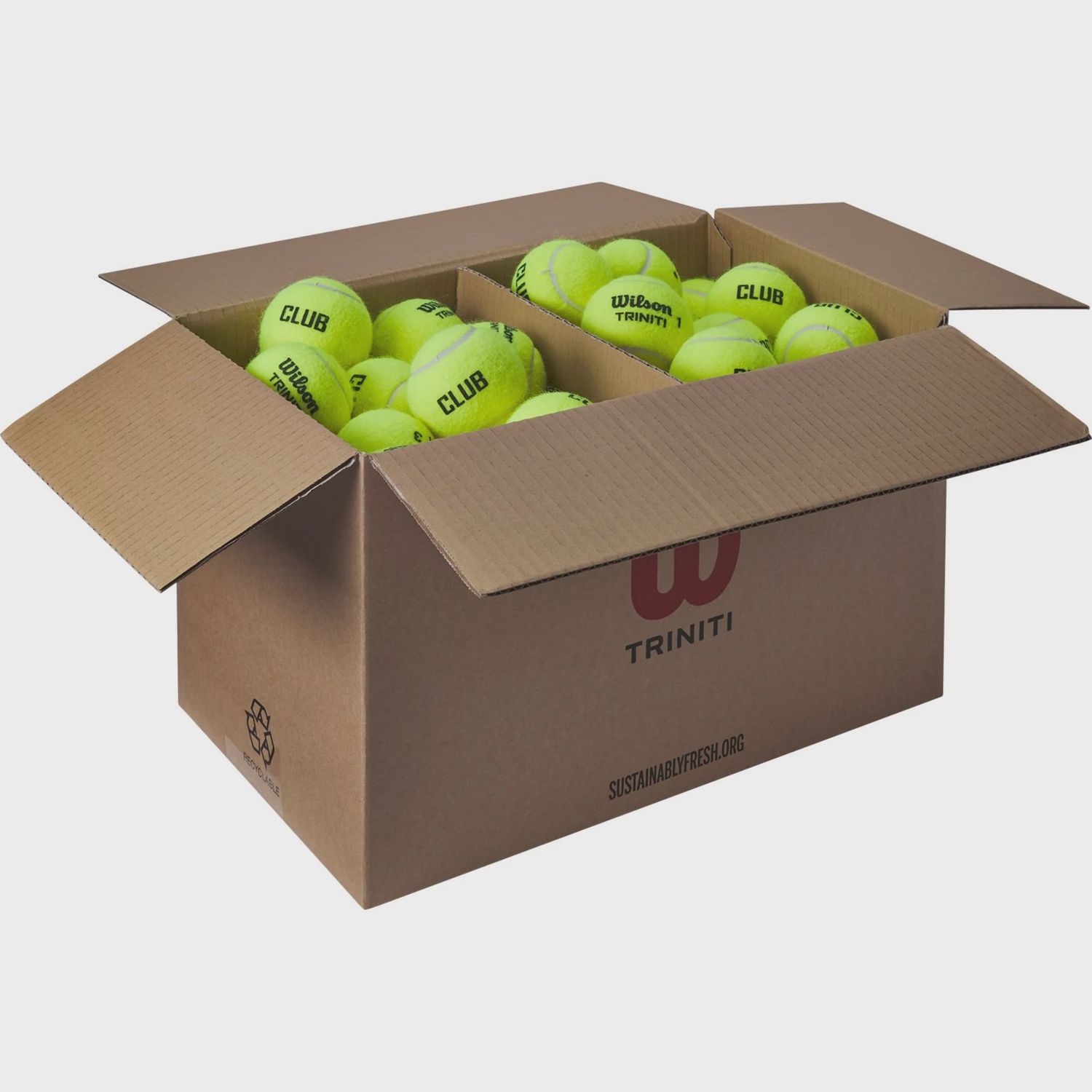 Wilson Triniti Club Tennis Balls - 72 Ball Box