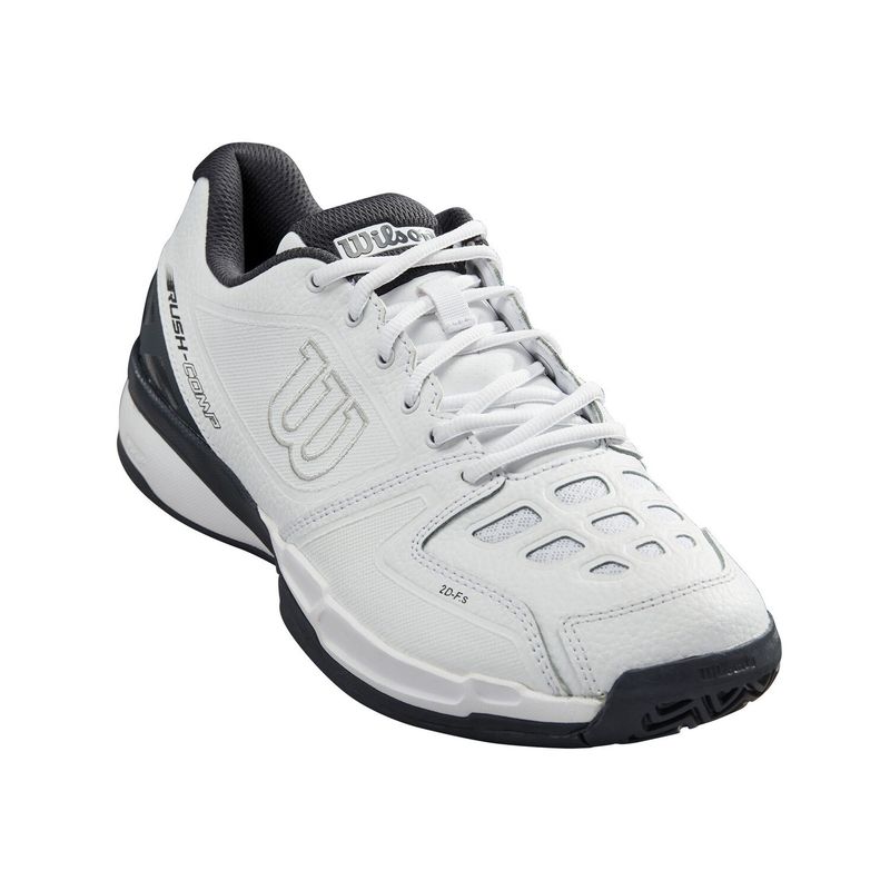 Wilson Rush Comp Leather Tennis Shoes - White