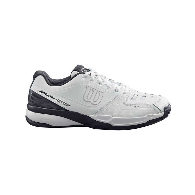 Wilson Rush Comp Leather Tennis Shoes - White