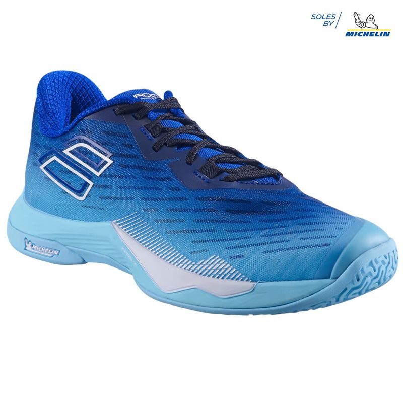 Babolat Shadow Tour 5 Wide Men&#39;s Court Shoes - Ceramic Blue