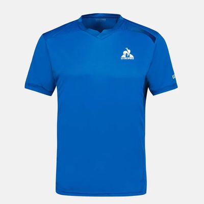 Le Coq Sportif Tennis Pro Tee Men&#39;s - Lapis Blue