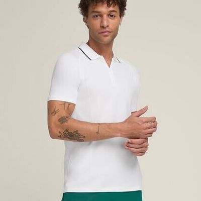 Wilson Men&#39;s Team Seamless Polo 2.0 - White