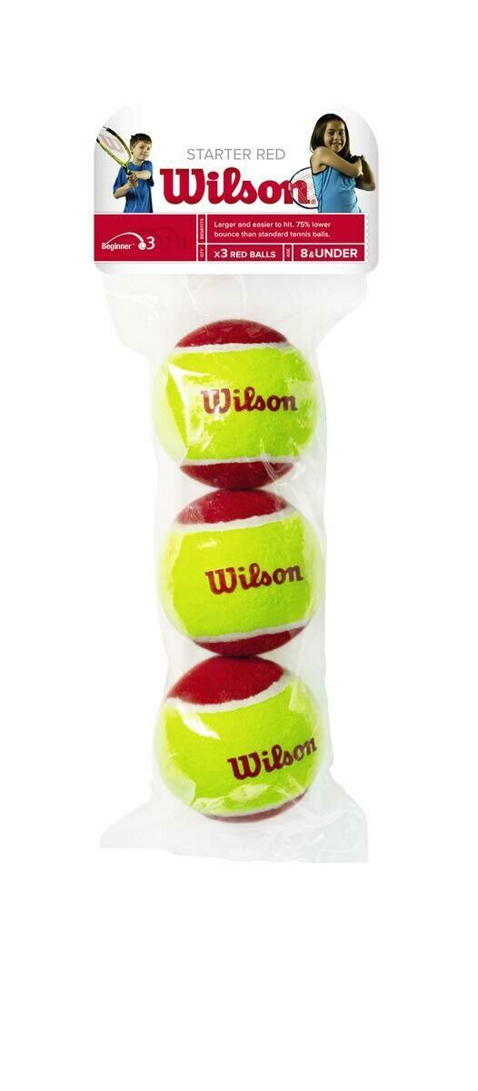Wilson Starter Red Mini Tennis Balls - 3 Pack