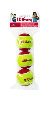 Wilson Starter Red Mini Tennis Balls - 3 Pack