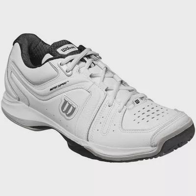 Wilson NVision Premium Mens Tennis Shoes -White/Black