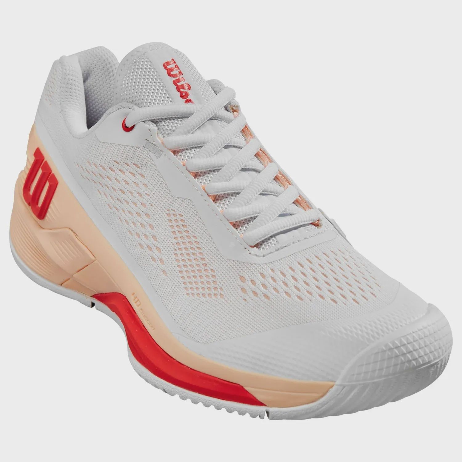 Wilson Rush Pro 4.0 Women&#39;s Tennis Shoes White/Peach