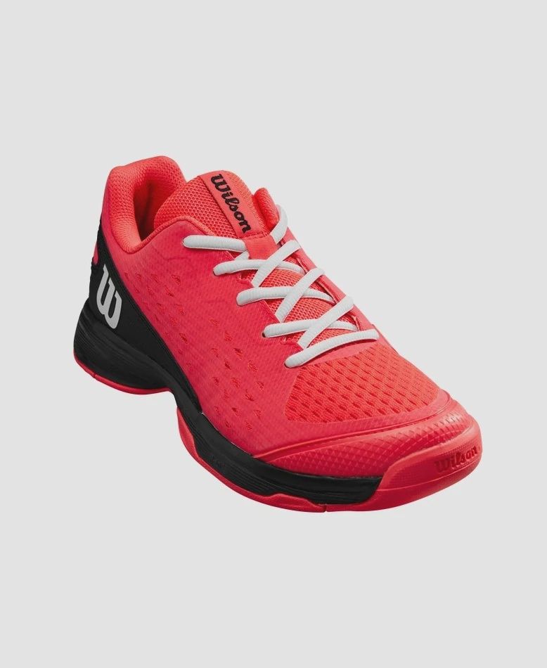 Wilson Rush Pro JR L Tennis Shoes - Diva Pink/ Black/ White