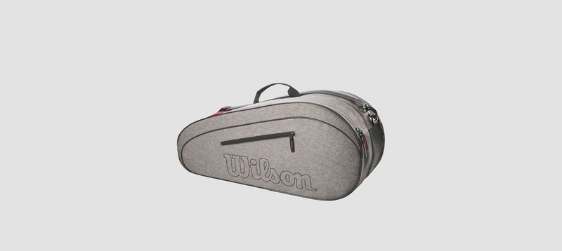 Wilson Team 6 Pack Bag - Heather Grey