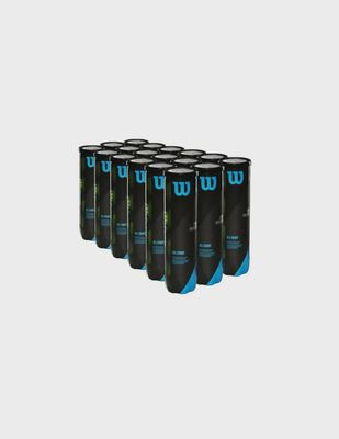 Wilson Tour Premier All Court Tennis Balls - 18 x 4 Ball Tube - 6 Dozen