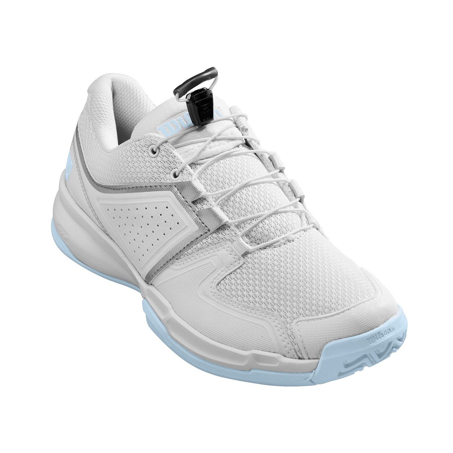 Wilson Tour Slam Women&#39;s All Court Tennis Shoes - White/Omphalodes Blue