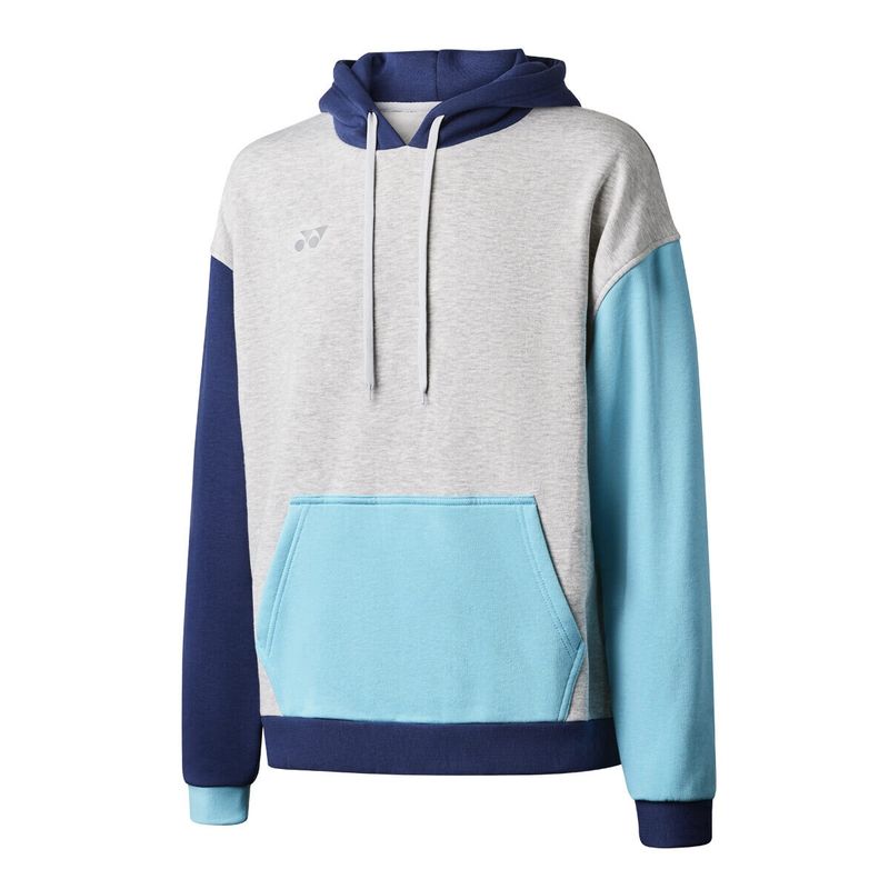 Yonex Unisex Hoodie YHD123 - Grey/Navy/Sky