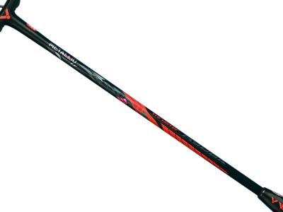 Victor Thruster Ryuga Metallic C Badminton Racket - 4U Black/Red
