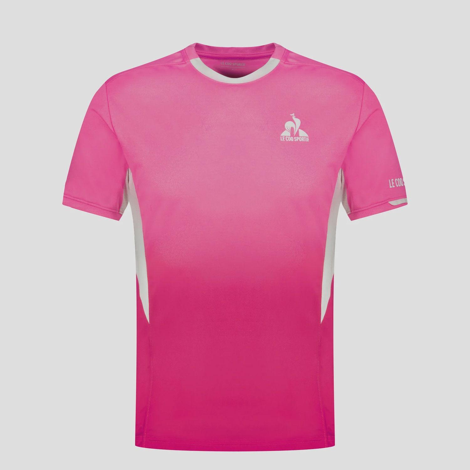 Le Coq Sportif Tennis Pro Tee Men&#39;s - Aurora Pink