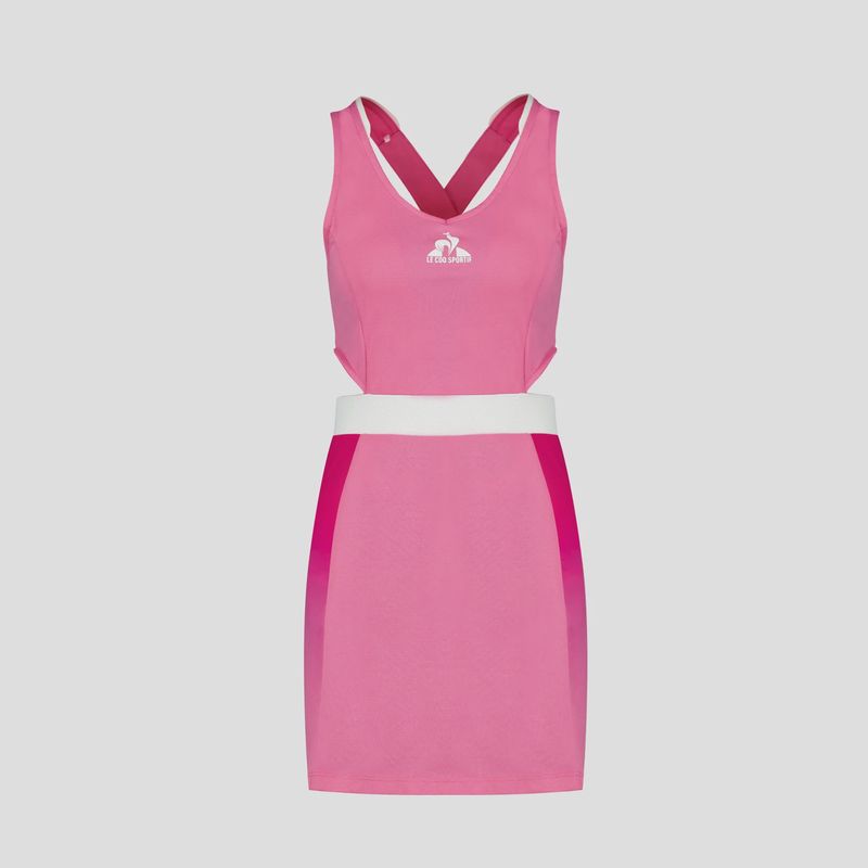 Le Coq Sportif Tennis Pro Dress - Aurora Pink