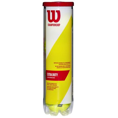 Wilson Championship Extra Duty Tennis Balls - 4 Ball Tube