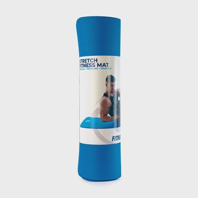 MAD Stretch Fitness Mat - 10mm Light Blue