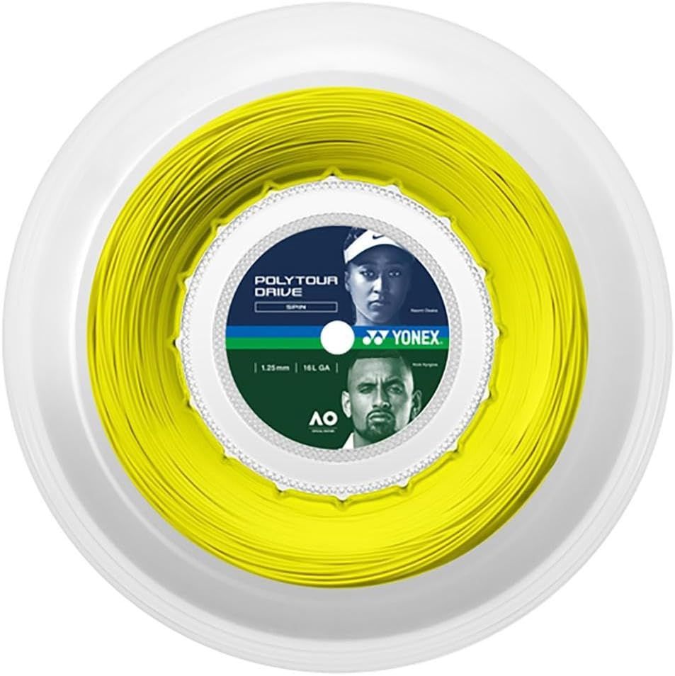 Yonex PolyTour Drive Soft 125 Tennis String Reel - Flash Yellow