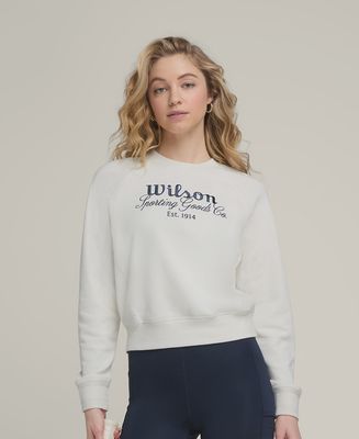 Wilson Sideline Crew - Sandrift/Classic Navy