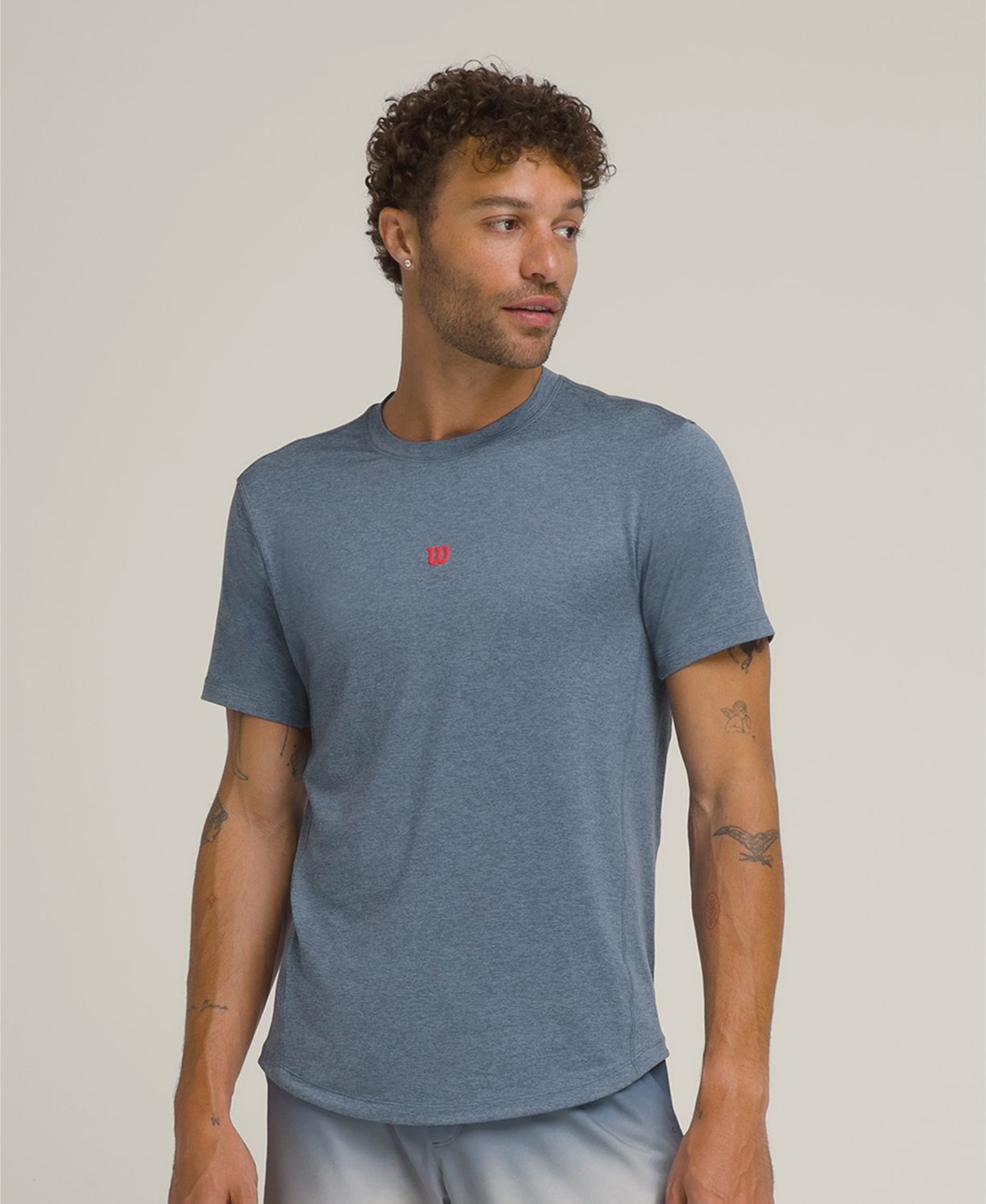 Wilson Men&#39;s Everyday Performance Tee - Slate Blue