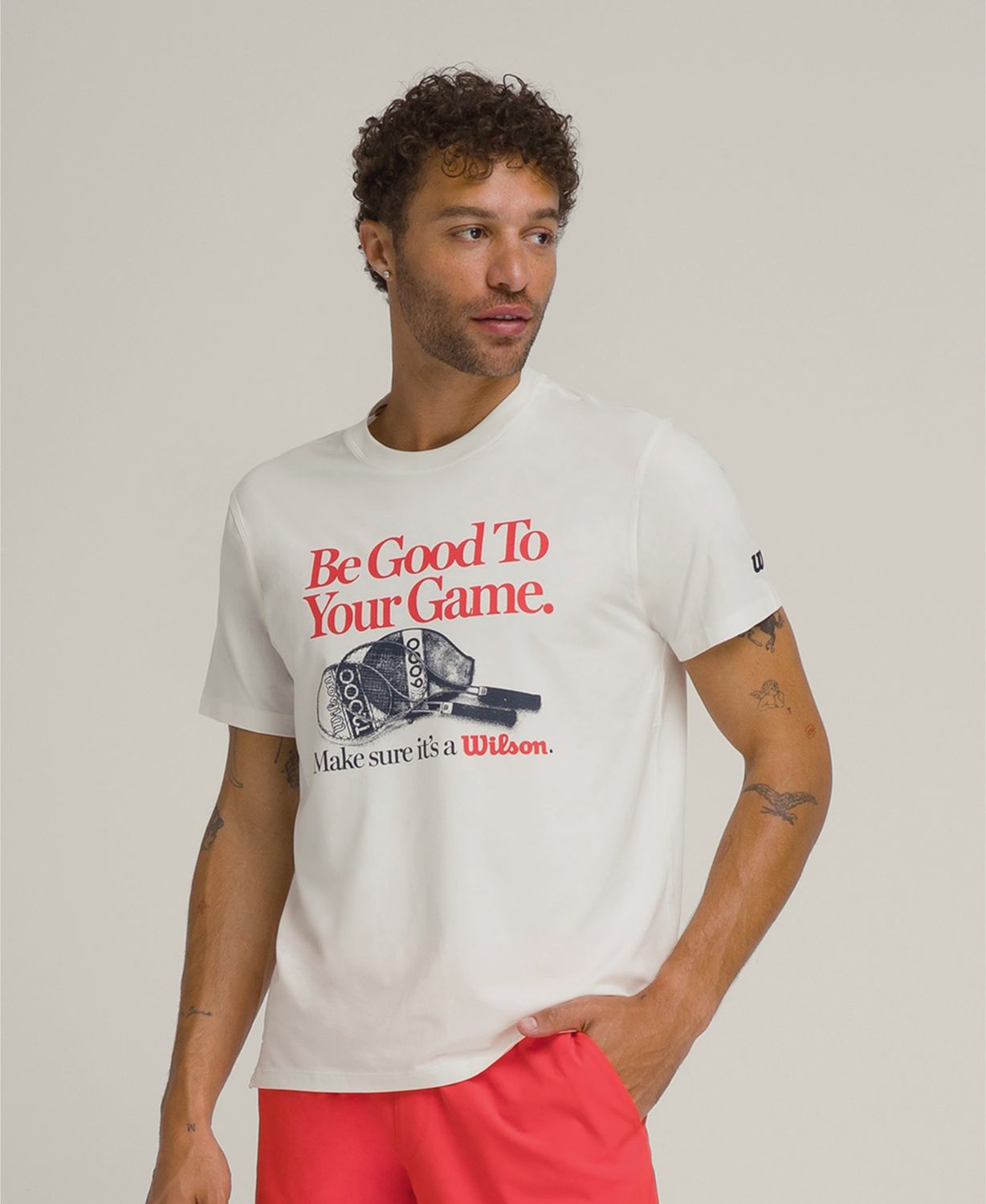 Wilson Men&#39;s Easy Street Tee - Sandrift