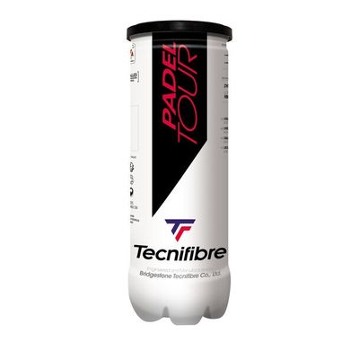 Tecnifibre Padel Tour Balls - 3 Ball Tube