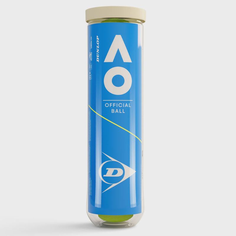 Dunlop Australian Open Tennis Balls - 4 Ball Can
