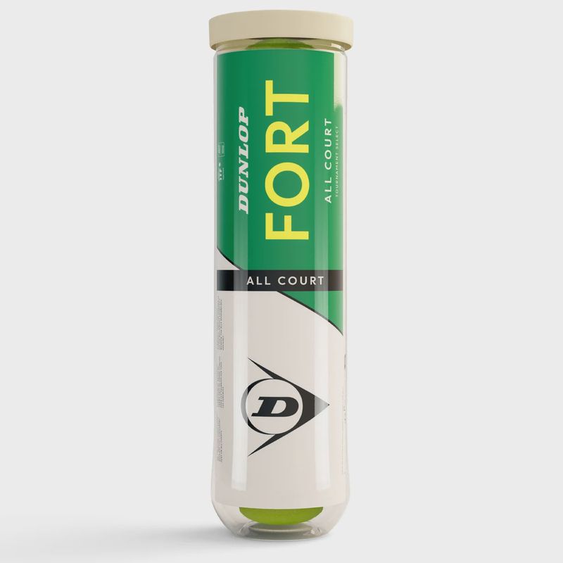 Dunlop Fort Tennis Balls - 4 Ball Can