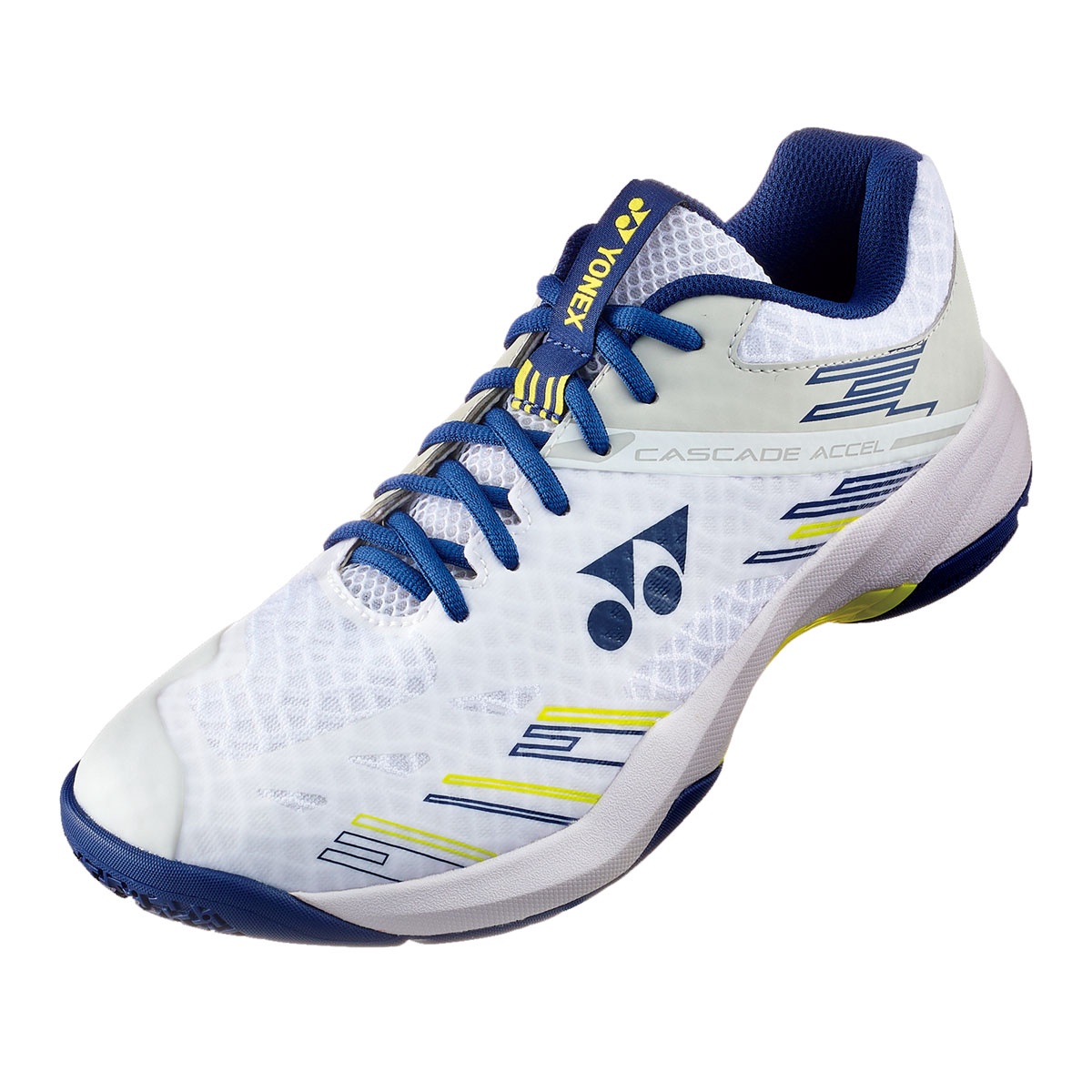 Yonex Power Cushion Cascade Accel Scarpe da Corte Larghe Bianco Navy - Foto 3 di 13