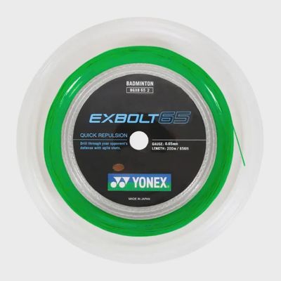 Yonex BG Exbolt 65 Badminton String Reel 200m Green