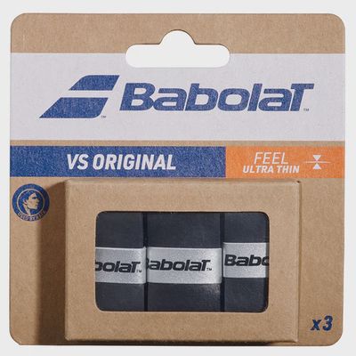 Babolat VS Original Feel Overgrips 3 Pack Black
