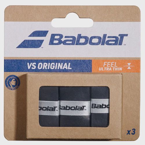 Babolat VS Original Feel Overgrips 3 Pack Black