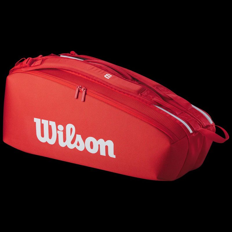 Wilson Super Tour 6 Pack Tennis Bag 2025 Wilson Red