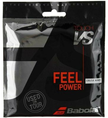 Babolat VS Touch 1.30 Natural Gut Tennis String Set - Natural