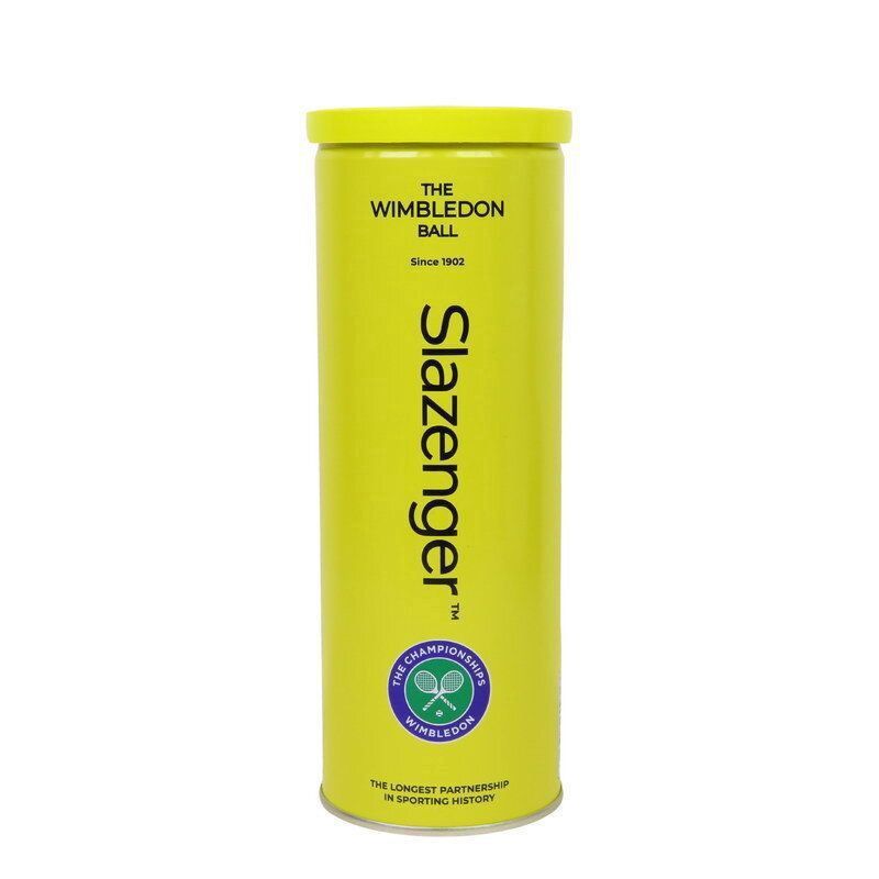 Slazenger Wimbledon Tennis Balls - 3  Ball Can