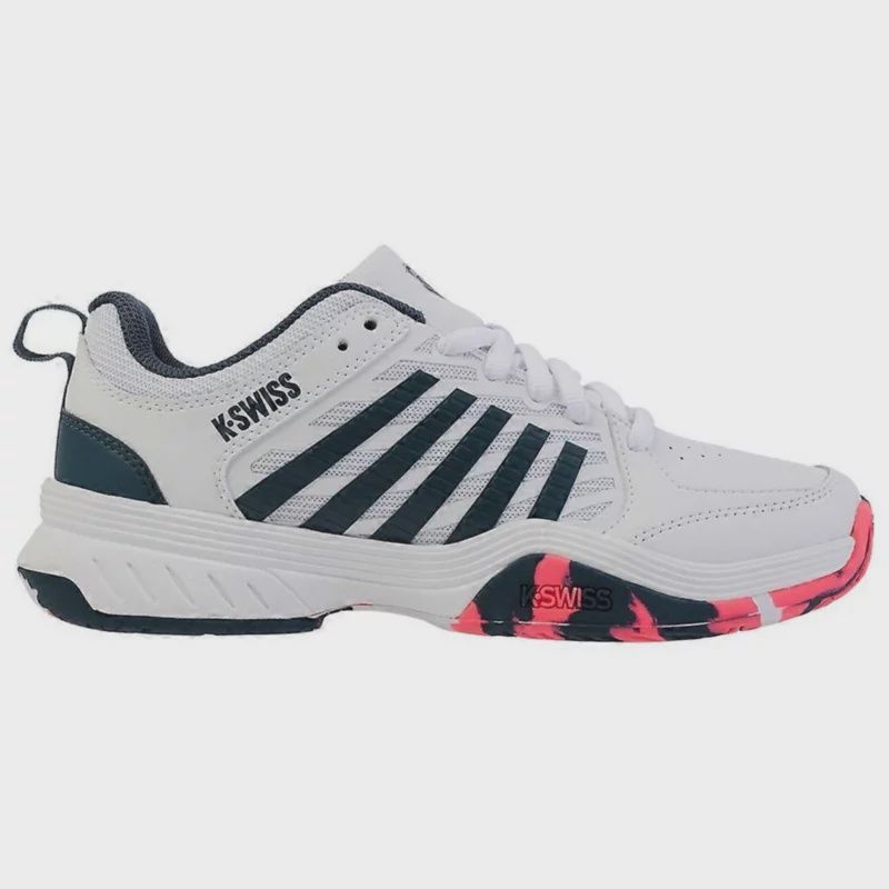 K-Swiss Court Express 2 Junior All Court Tennis Shoe - White/Stargazer