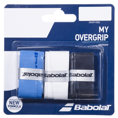 Babolat MY Overgrip 3 Pack (Black Blue White)
