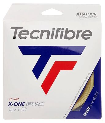 Tecnifibre X-One Biphase 130 Tennis String Set - Natural