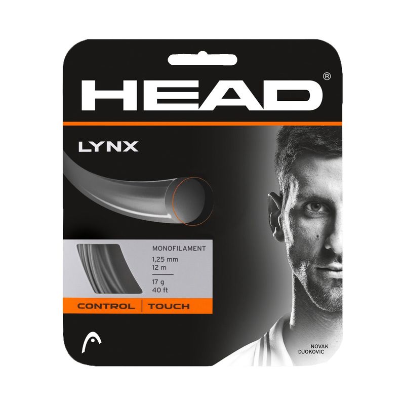 Head Lynx 1.30mm Tennis String Set - 12m Anthracite