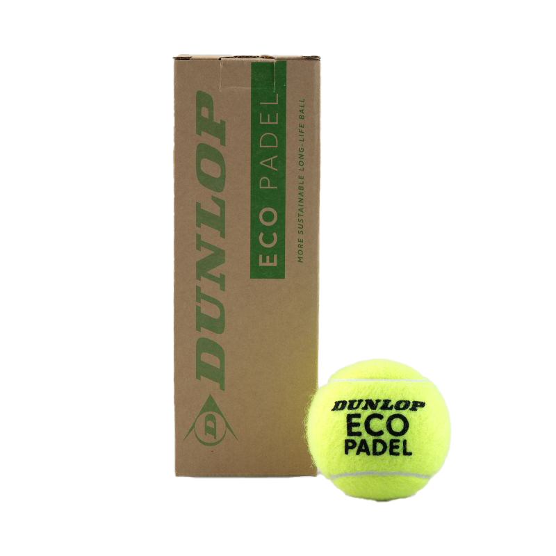Dunlop Eco Padel Ball 3 Ball Tube