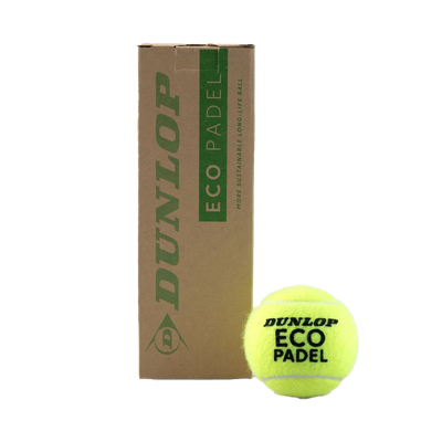 Dunlop Eco Padel Ball 3 Ball Tube