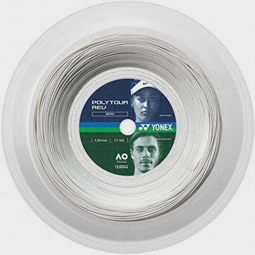 Yonex PolyTour Rev Tennis String Reel 1.25mm - White