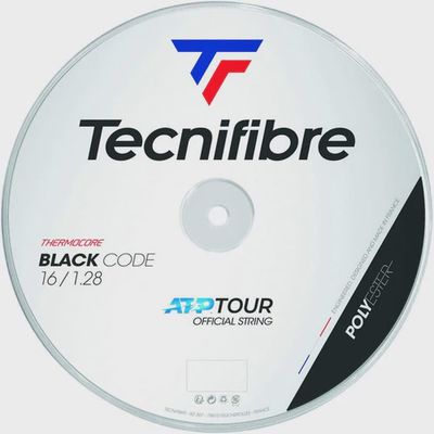 Tecnifibre Black Code 128 Tennis String 200m Reel - Lime