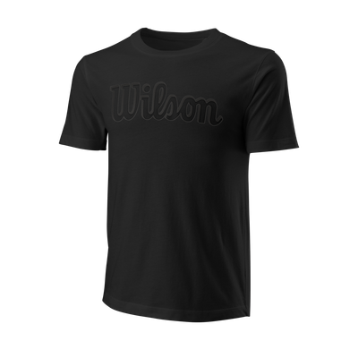 Wilson Script Eco Cotton Men&#39;s Tee Slim fit - Black