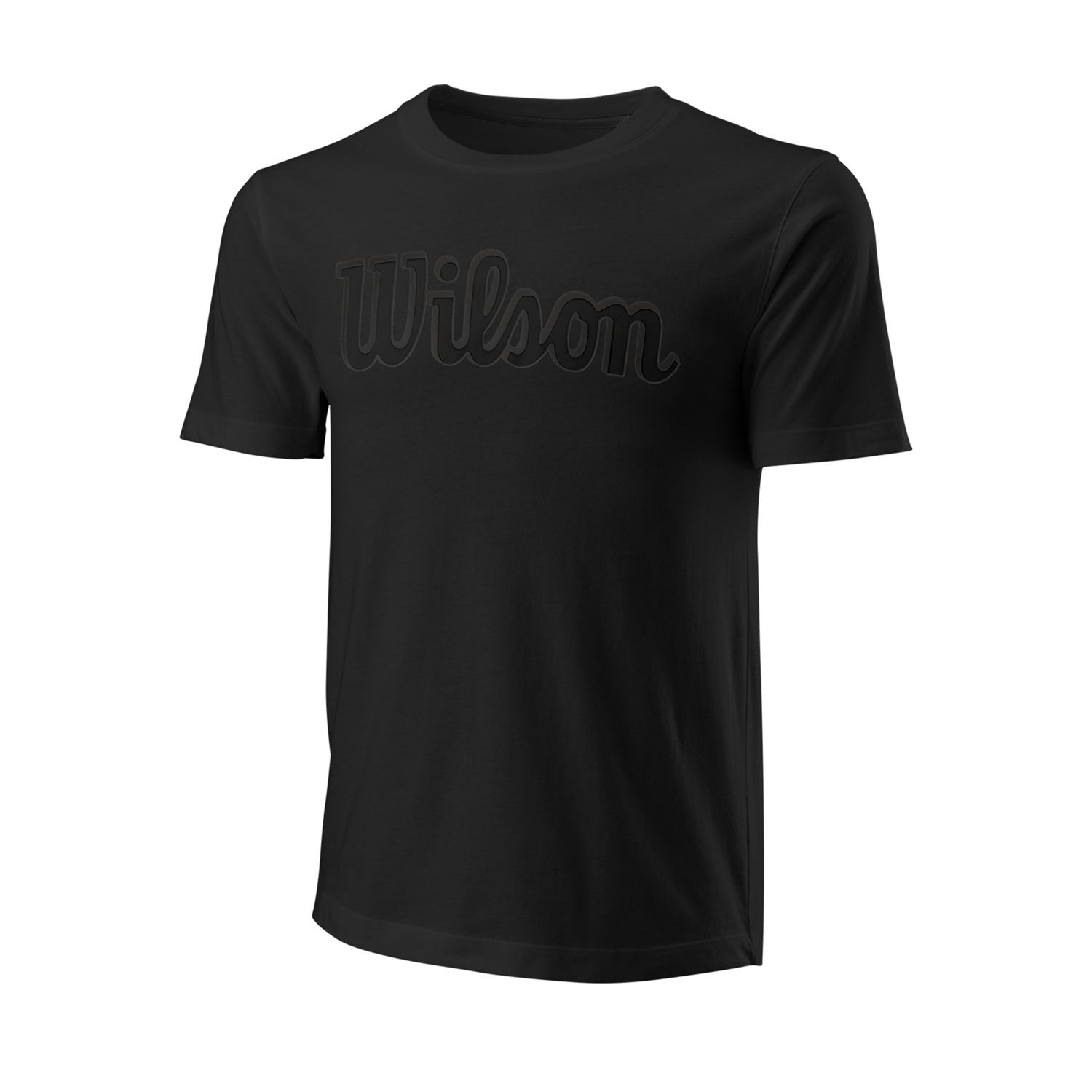 Wilson Script Eco Cotton Men&#39;s Tee Slim fit - Black