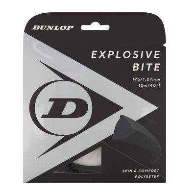 Dunlop Explosive Bite Black 17 Tennis String Set